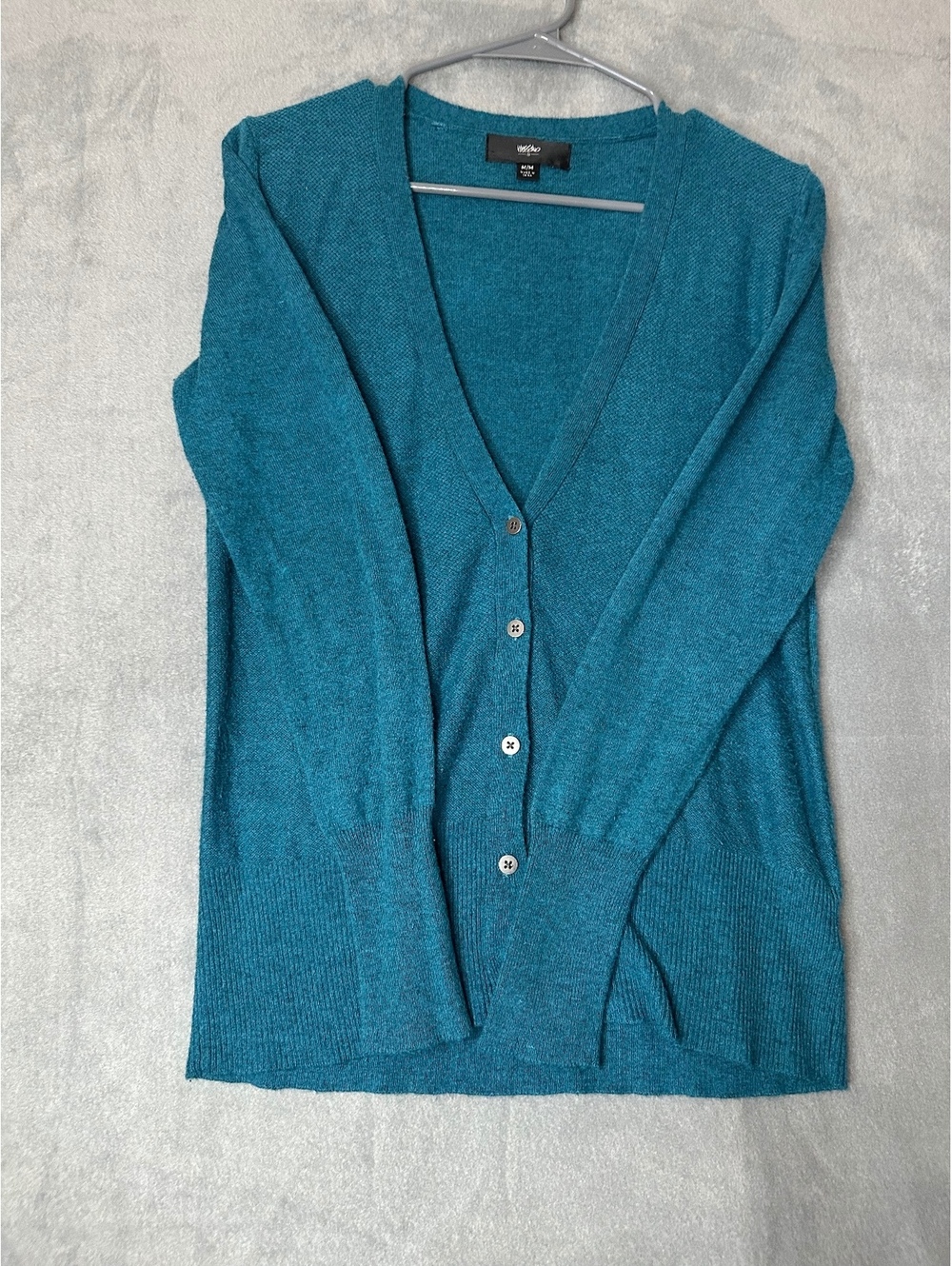 Mossimo Blue Button Up Cardigan